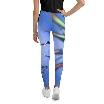 Blue Splatter Youth Leggings - Trump Tees