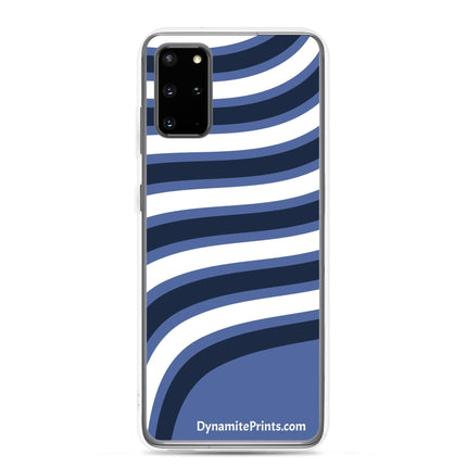 Blue & White Waves Clear Case for Samsung® - Trump Tees