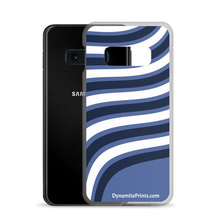 Blue & White Waves Clear Case for Samsung® - Trump Tees