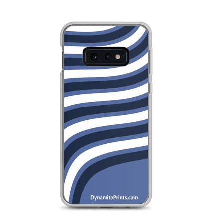 Blue & White Waves Clear Case for Samsung® - Trump Tees