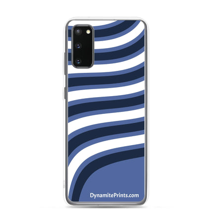 Blue & White Waves Clear Case for Samsung® - Trump Tees