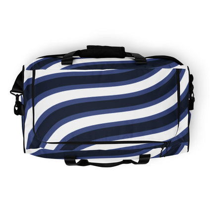 Blue & White Waves Duffle bag - Trump Tees