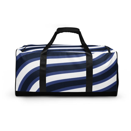 Blue & White Waves Duffle bag - Trump Tees