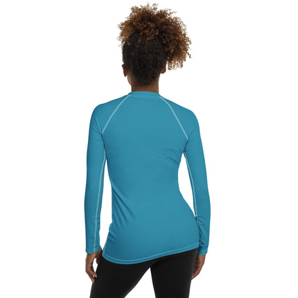 Blue Women's Rash Guard - Trump Tees