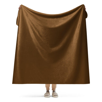 Brown Sherpa Blanket - Trump Tees