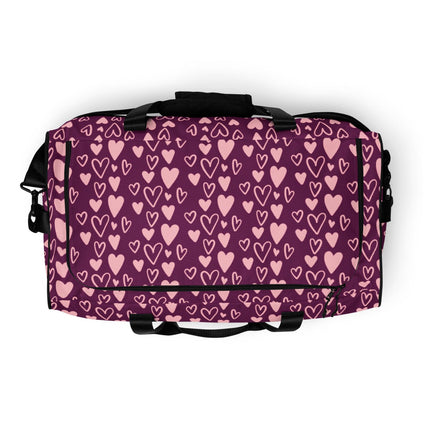 Bunch Of Hearts Duffle bag - Trump Tees