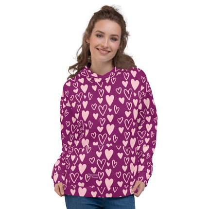 Bunch Of Hearts Unisex Hoodie - Trump Tees