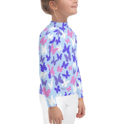 Butterflies Kids Rash Guard - Trump Tees