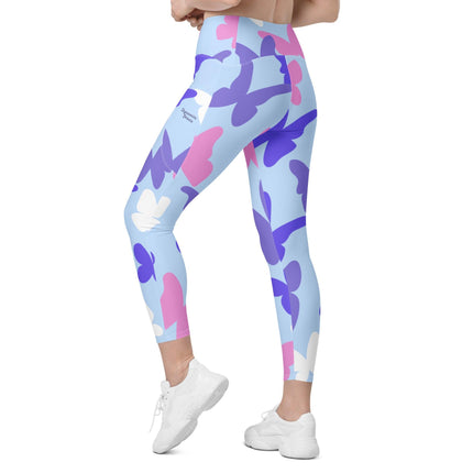 Butterflies Leggings With Pockets - Trump Tees