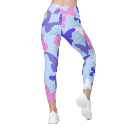 Butterflies Leggings With Pockets - Trump Tees