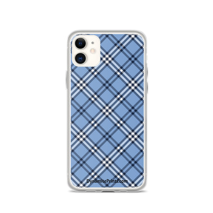 Blue Plaid iPhone® Case
