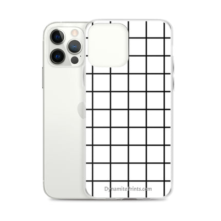 White Geometric iPhone® Case