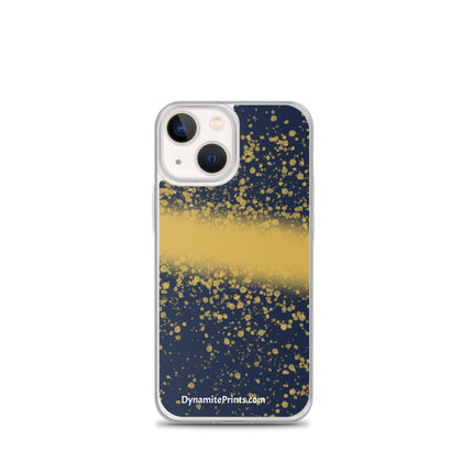 Navy & Gold Splatter iPhone® Case