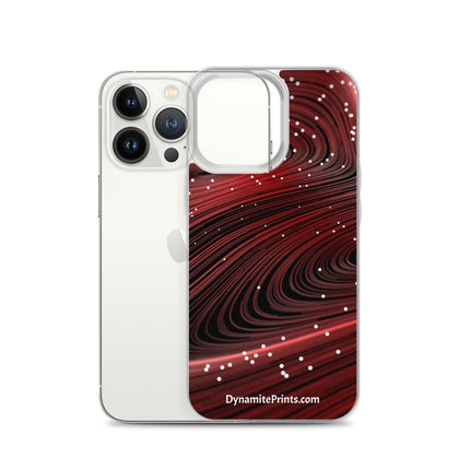 Swirled Red iPhone® Case