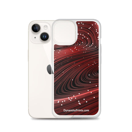 Swirled Red iPhone® Case