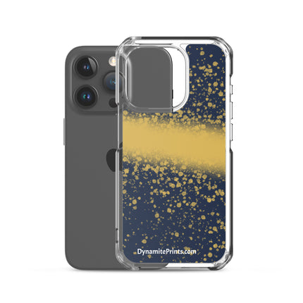 Navy & Gold Splatter iPhone® Case