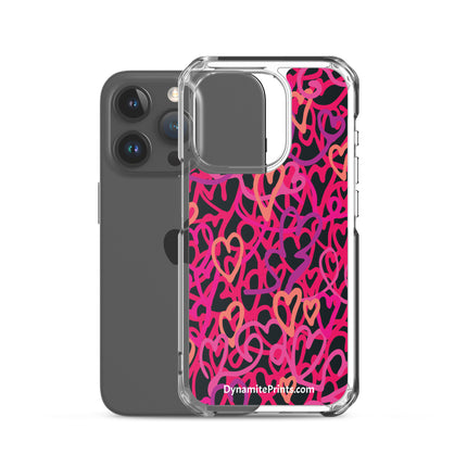 Hearts & Hearts Pink iPhone® Case