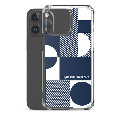 Navy Geometric iPhone® Case