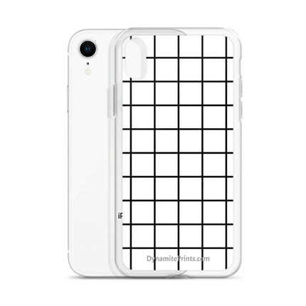White Geometric iPhone® Case