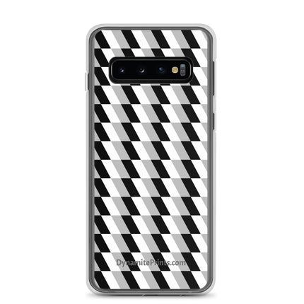 Abstract Gray Clear Case for Samsung®