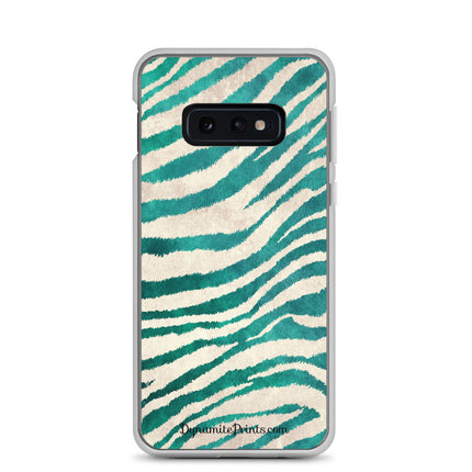 Teal Tigress Clear Case for Samsung®