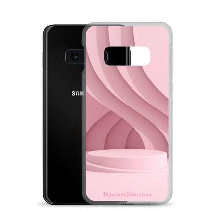 Mauve Ribbon Clear Case for Samsung®