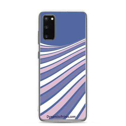 Purple Swirl Clear Case for Samsung®