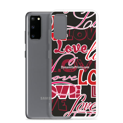 Love Love Love Clear Case for Samsung®