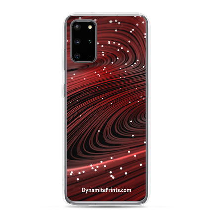 Swirled Red Clear Case for Samsung®