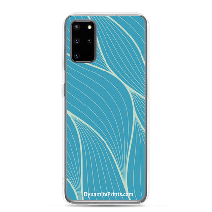 Abstract Blue Clear Case for Samsung®