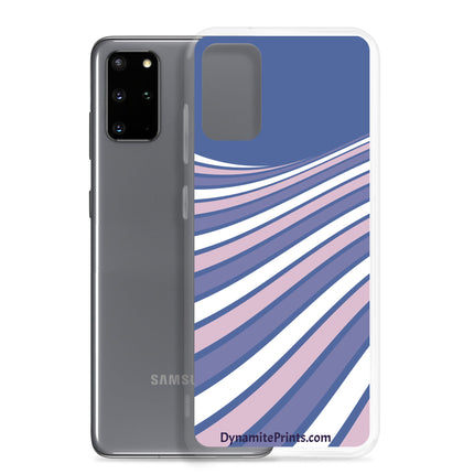 Purple Swirl Clear Case for Samsung®