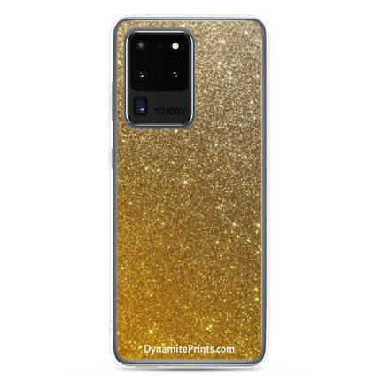 Gold Sparkle Clear Case for Samsung®