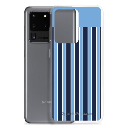 Blue Bars Clear Case for Samsung®