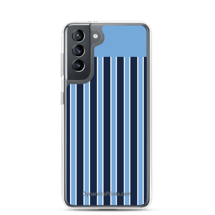 Blue Bars Clear Case for Samsung®