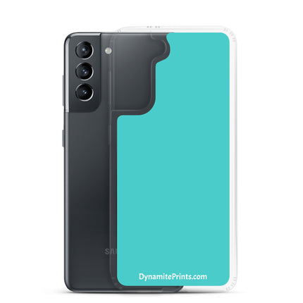 Teal Clear Case for Samsung®