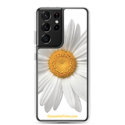Daisy White Clear Case for Samsung®