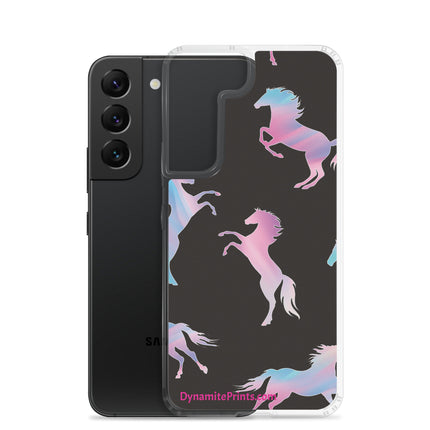 Pink Horse Clear Case for Samsung®