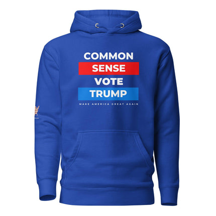 Common Sense Vote Trump Hoodie - Trump Tees