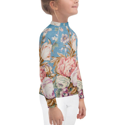 Country Flowers Kids Rash Guard - Trump Tees