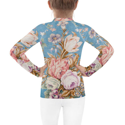 Country Flowers Kids Rash Guard - Trump Tees