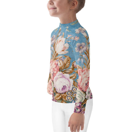 Country Flowers Kids Rash Guard - Trump Tees