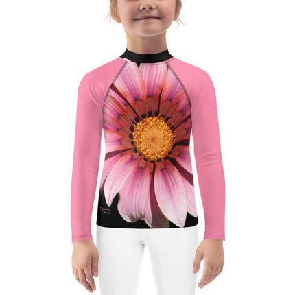 Daisy Pink Kids Rash Guard - Trump Tees