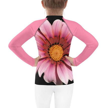 Daisy Pink Kids Rash Guard - Trump Tees