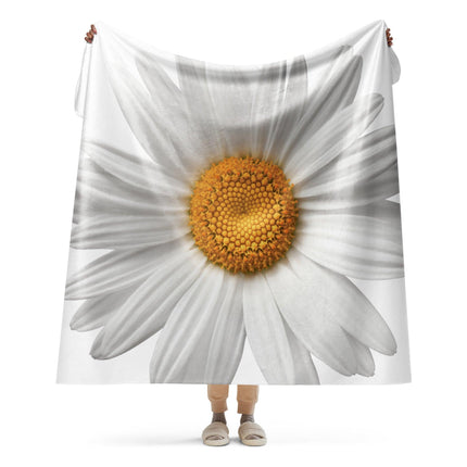 Daisy White Sherpa Blanket - Trump Tees