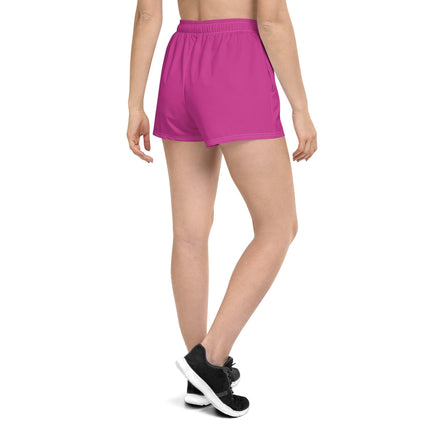 Dark Pink Women’s Athletic Shorts - Trump Tees