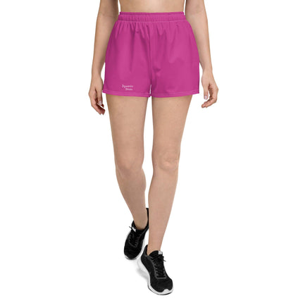 Dark Pink Women’s Athletic Shorts - Trump Tees