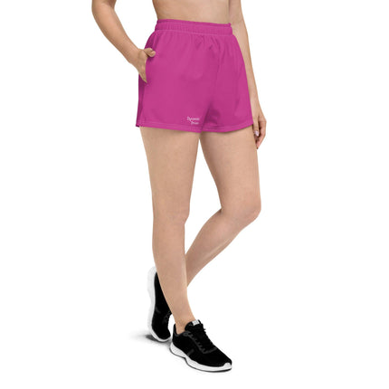 Dark Pink Women’s Athletic Shorts - Trump Tees