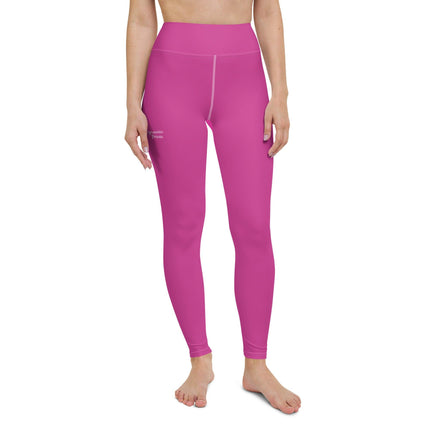 Dark Pink Yoga Leggings - Trump Tees