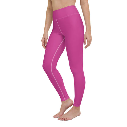 Dark Pink Yoga Leggings - Trump Tees