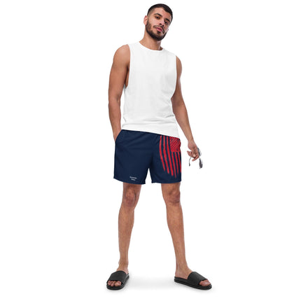 Distressed Flag Men's Boardshorts - Trump Tees